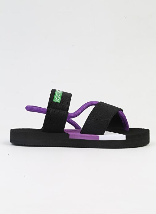 Benetton® İTHAL Siyah Kadın Sandalet BNI-10214 - Görsel 2