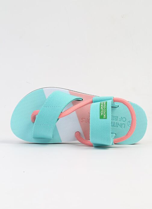 Benetton® İTHAL Su Yeşili Kadın Sandalet BNI-10214 - Görsel 5