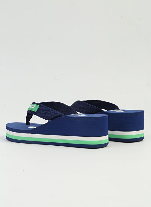Benetton® | İTHAL Kadın Lacivert Terlik BNI-10218 - Görsel 4