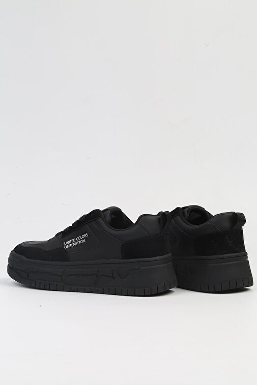 Benetton® İTHAL Kadın Siyah Spor Ayakkabı BNI-10281 - Görsel 4