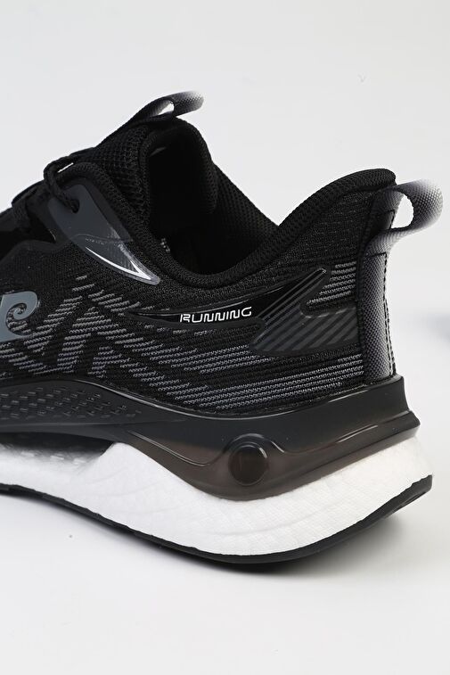 Pierre Cardin Siyah-Beyaz Kadın Sneaker PCI-10024-Siyah Beyaz - Görsel 5