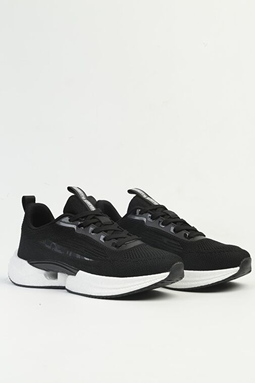 Pierre Cardin Siyah-Beyaz Erkek Sneaker PCI-10033-Siyah Beyaz - Görsel 3