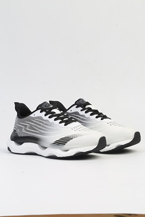 Pierre Cardin Beyaz-Siyah Erkek Sneaker PCI-10037-Beyaz - Görsel 3