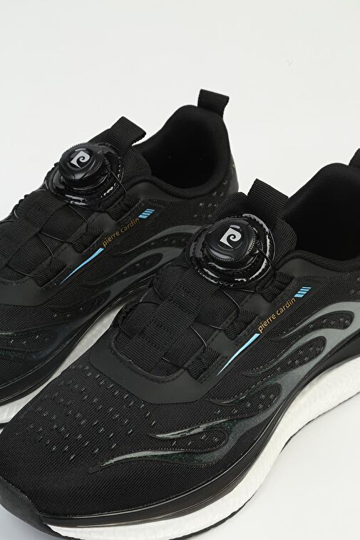 Pierre Cardin Siyah Erkek Sneaker PCI-10041-Siyah Beyaz - Görsel 5