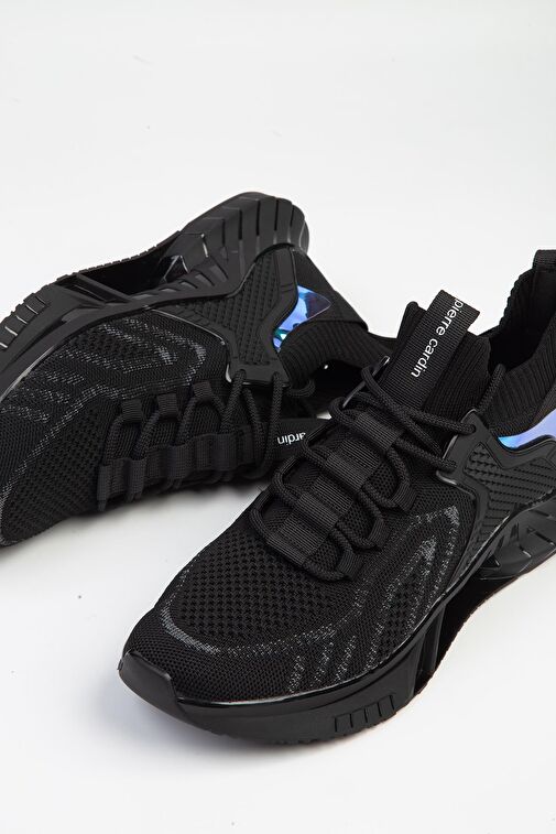 Pierre Cardin Siyah Erkek Sneaker PCI-10046-Siyah - Görsel 5