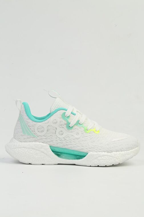 Pierre Cardin Beyaz-Turkuaz Kadın Sneaker PCI-10052-Beyaz - Görsel 2