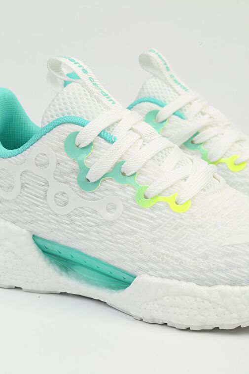 Pierre Cardin Beyaz-Turkuaz Kadın Sneaker PCI-10052-Beyaz - Görsel 5