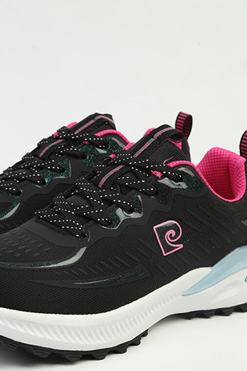 Pierre Cardin Siyah-Pembe Kadın Sneaker PCI-10057-Siyah Beyaz - Görsel 5