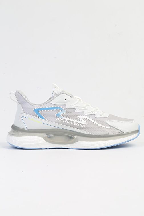 Pierre Cardin Beyaz-Mavi Erkek Sneaker PCI-10072-Beyaz Lacivert - Görsel 2