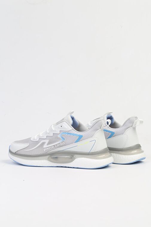 Pierre Cardin Beyaz-Mavi Erkek Sneaker PCI-10072-Beyaz Lacivert - Görsel 4