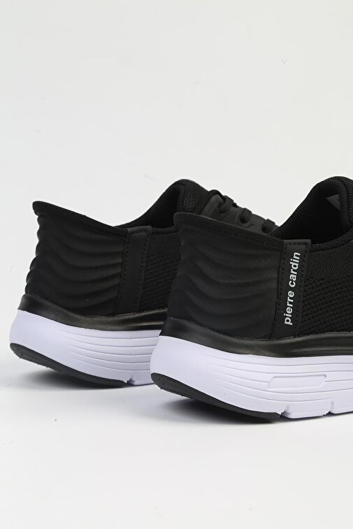 Pierre Cardin Siyah-Beyaz Erkek Sneaker PCI-10102-Siyah Beyaz - Görsel 5