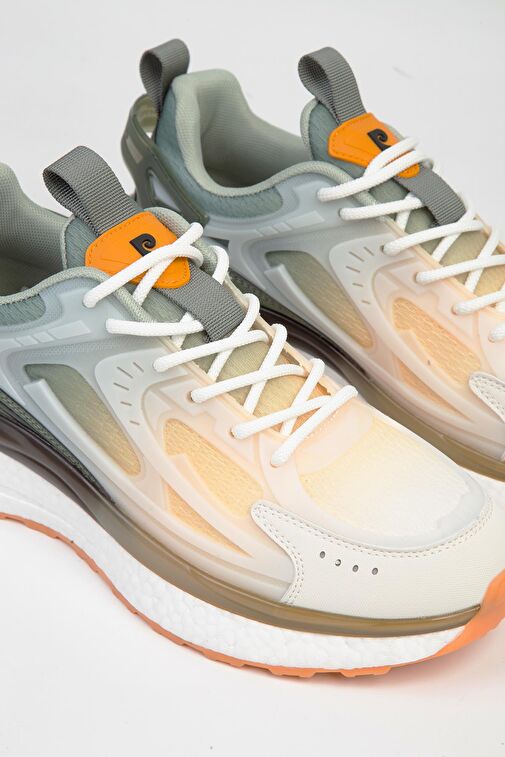 Pierre Cardin® | PCI-10105 Beyaz Haki-İTHAL Erkek Spor Ayakkabı - Görsel 6