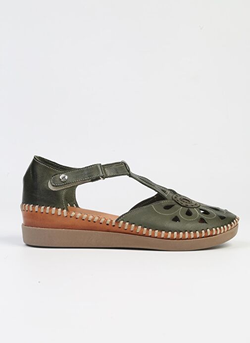 Pierre Cardin® | PC-53024- 3963 Haki-Kadın Topuklu Günlük Ayakkabı - Görsel 2