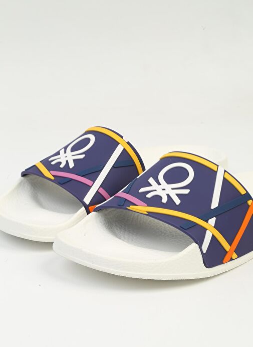 Benetton® | BN-1372 - 3816 Mor-Kadın Terlik - Görsel 5