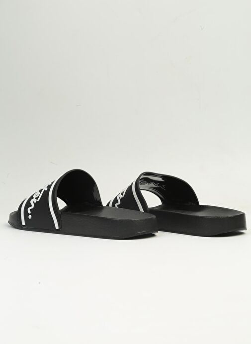 Benetton® | BN-1376 - 3816 Siyah-Erkek Terlik - Görsel 4