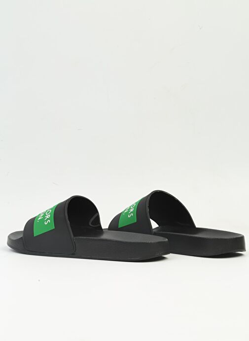 Benetton® | BN-1377 - 3816 Siyah-Erkek Terlik - Görsel 4