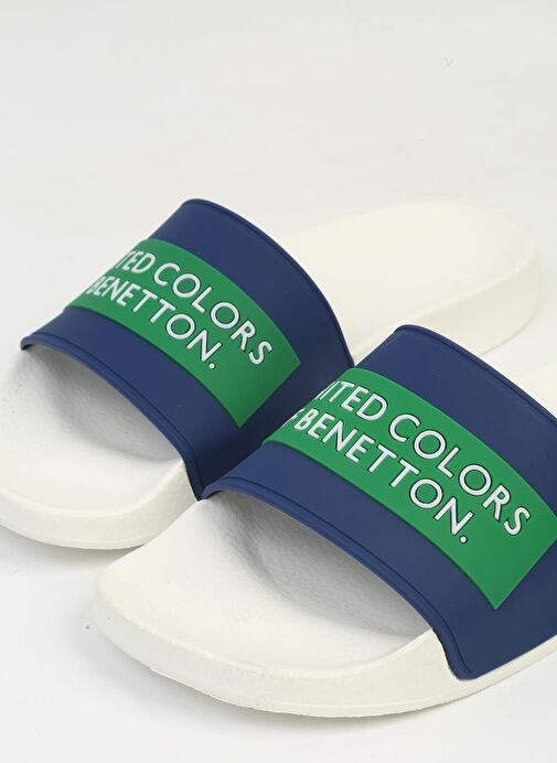 Benetton® | BN-1377 - 3816 Lacivert-Erkek Terlik - Görsel 5