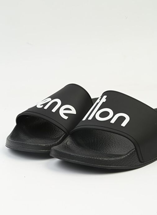 Benetton® | BN-1381 - 3816 Siyah-Kadın Terlik - Görsel 5