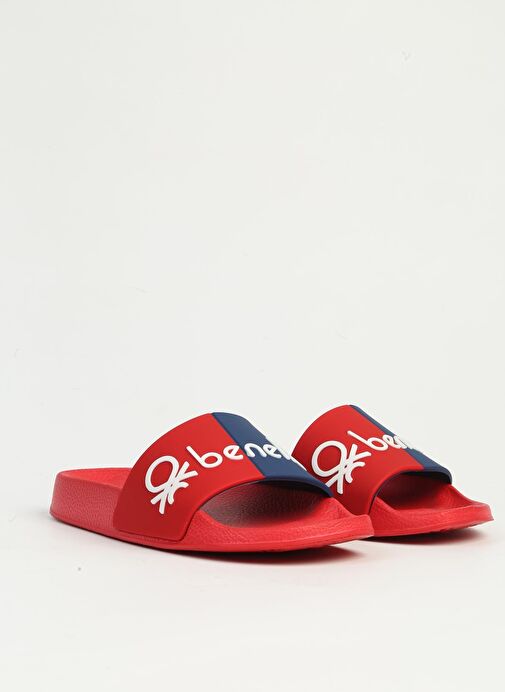 Benetton Kırmızı Kadın Terlik BN-1382 - 3816 Kirmizi - Görsel 2