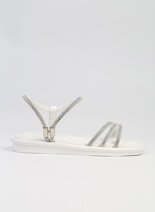 Pierre Cardin® | PC-5100-3891 Beyaz-Kadın Sandalet - Görsel 2