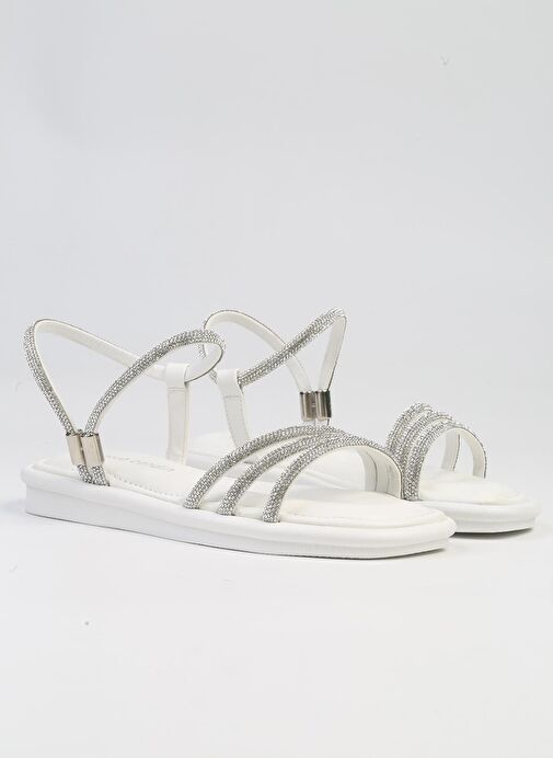 Pierre Cardin® | PC-5100-3891 Beyaz-Kadın Sandalet - Görsel 3