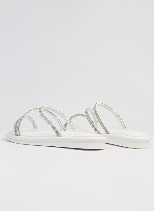 Pierre Cardin® | PC-5102-3891 Beyaz-Kadın Terlik - Görsel 4