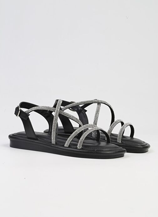 Pierre Cardin® | PC-5103- Siyah-Kadın Sandalet - Görsel 3