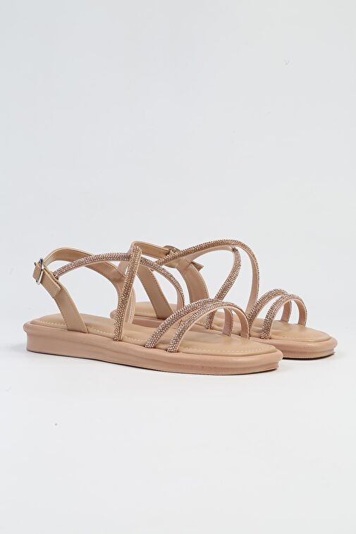 Pierre Cardin® |< PC-5103-3891 Bej-Kadın Sandalet - Görsel 3