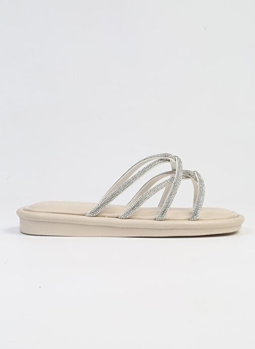 Pierre Cardin®| PC-5104-3891 Krem-Kadın Terlik - Görsel 2