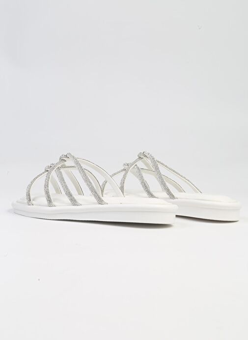 Pierre Cardin® | PC-5104-3891 Beyaz-Kadın Terlik - Görsel 4