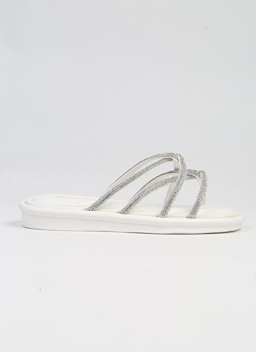 Pierre Cardin® | PC-5104-3891 Beyaz-Kadın Terlik - Görsel 2