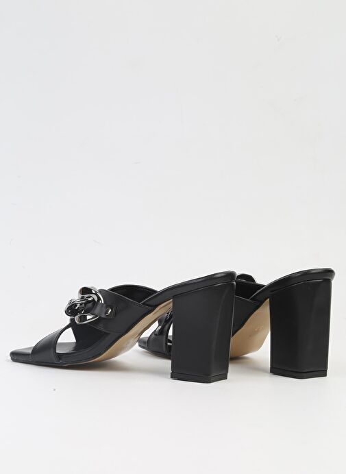 Pierre Cardin® | PC-53064- 3959 Siyah-Kadın Topuklu Terlik - Görsel 4