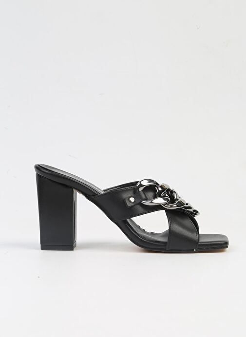 Pierre Cardin® | PC-53064- 3959 Siyah-Kadın Topuklu Terlik - Görsel 2