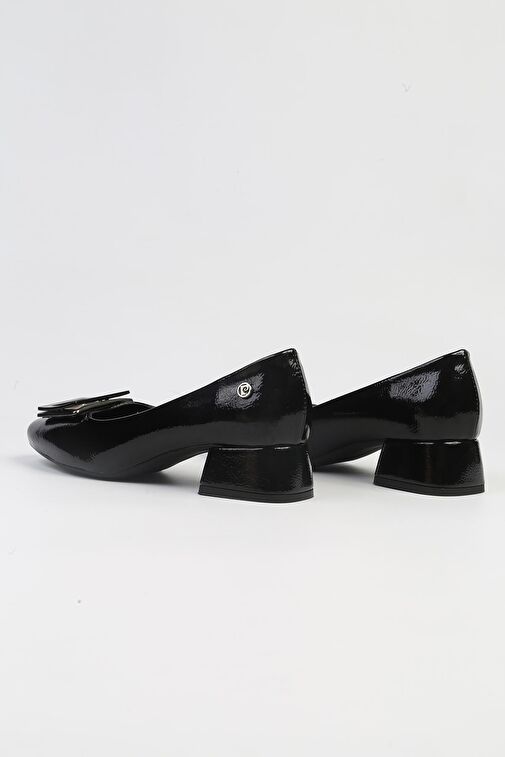 Pierre Cardin® | PC-53100- 3592 Siyah Kırışık-Kadın Günlük Ayakkabı - Görsel 4