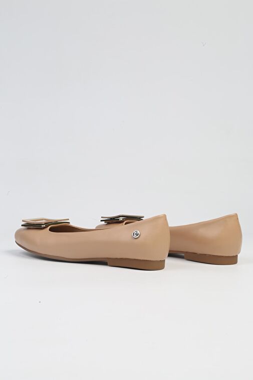 Pierre Cardin® | PC-53104- 3592 Bej Cilt-Kadın Babet Günlük Ayakkabı - Görsel 4