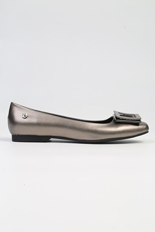 Pierre Cardin® | PC-53104- 3592 Platin Cilt-Kadın Babet Günlük Ayakkabı - Görsel 3