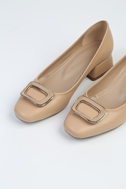 Pierre Cardin® | PC-53109- 3592 Bej Cilt-Kadın Günlük Ayakkabı - Görsel 5