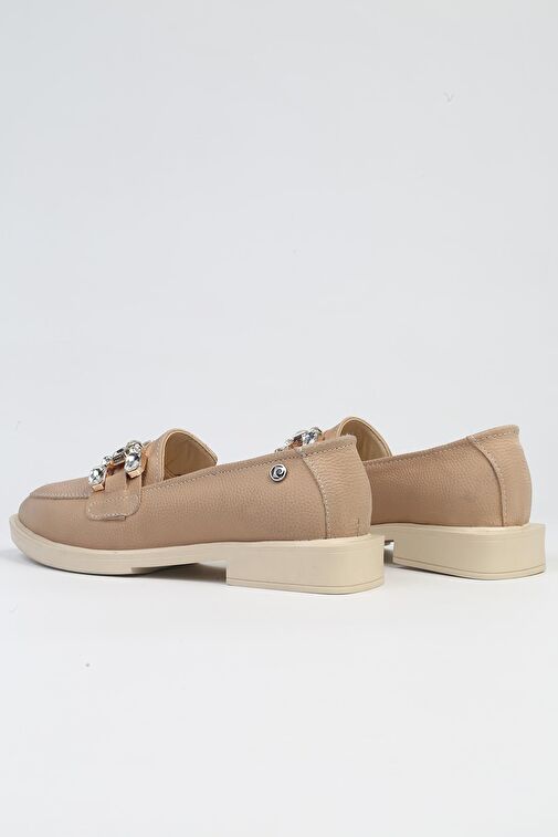 Pierre Cardin® | PC-53150 - 3441 Bej Nubuk-Kadın Günlük Ayakkabı - Görsel 4
