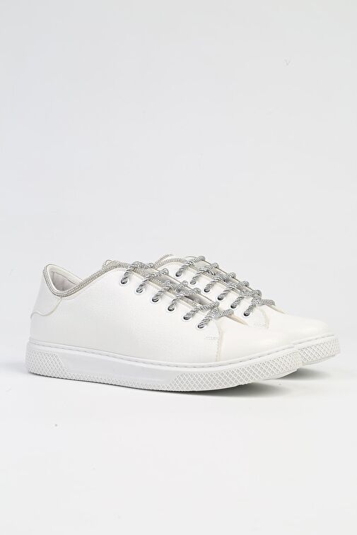 Pierre Cardin® | PC-53155 - 3441 Beyaz-Kadın Spor Ayakkabı - Görsel 3