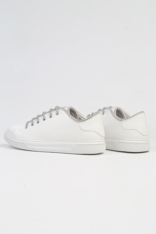 Pierre Cardin® | PC-53155 - 3441 Beyaz-Kadın Spor Ayakkabı - Görsel 4