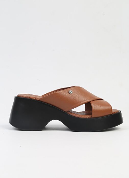 Pierre Cardin® | PC-7192- 3968 Taba-Kadın Platform Terlik - Görsel 2