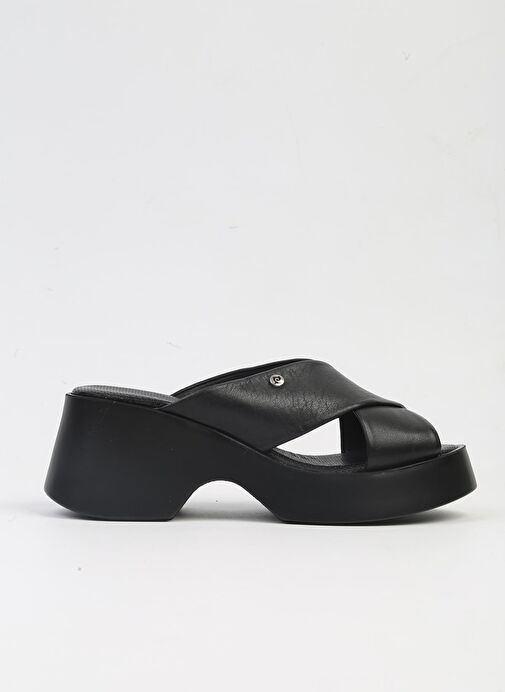 Pierre Cardin® | PC-7192- 3968 Siyah-Kadın Platform Terlik - Görsel 2