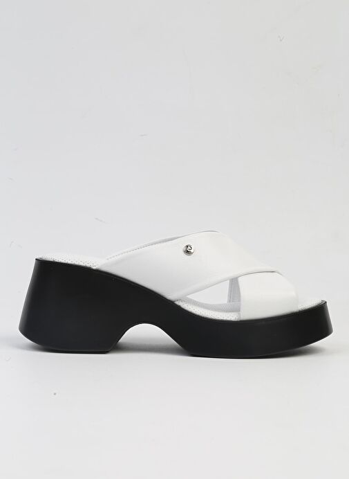 Pierre Cardin® | PC-7192- 3968 Beyaz-Kadın Platform Terlik - Görsel 2