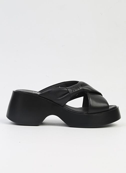 Pierre Cardin® | PC-7196- 3968 Siyah-Kadın Platform Terlik - Görsel 2