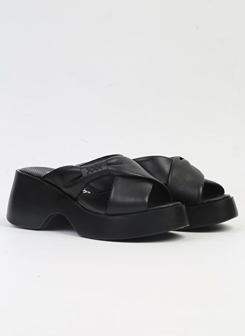 Pierre Cardin® | PC-7196- 3968 Siyah-Kadın Platform Terlik - Görsel 3
