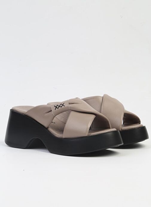 Pierre Cardin® | PC-7196- 3968 Vizon-Kadın Platform Terlik - Görsel 3