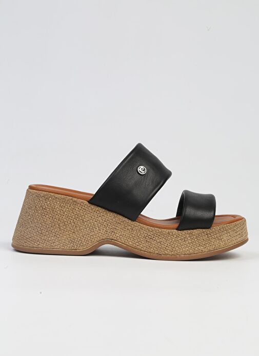 Pierre Cardin®| PC-7210- 3807 Siyah-Kadın Topuklu Terlik - Görsel 2