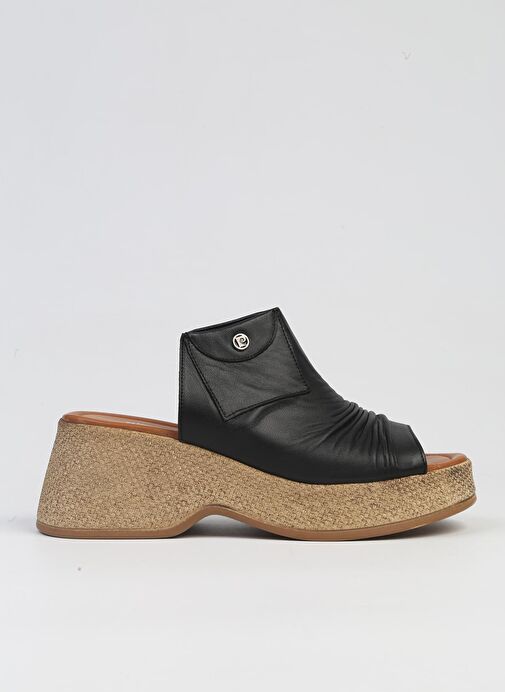 Pierre Cardin® | PC-7211- 3807 Siyah-Kadın Topuklu Terlik - Görsel 2