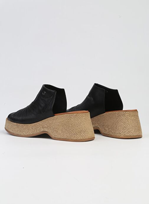 Pierre Cardin® | PC-7211- 3807 Siyah-Kadın Topuklu Terlik - Görsel 4