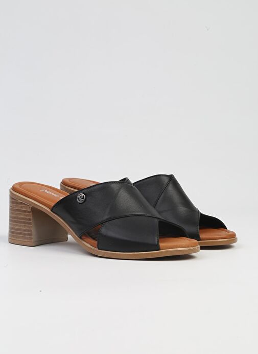 Pierre Cardin® | PC-7219 - 3807 Siyah-Kadın Topuklu Terlik - Görsel 3